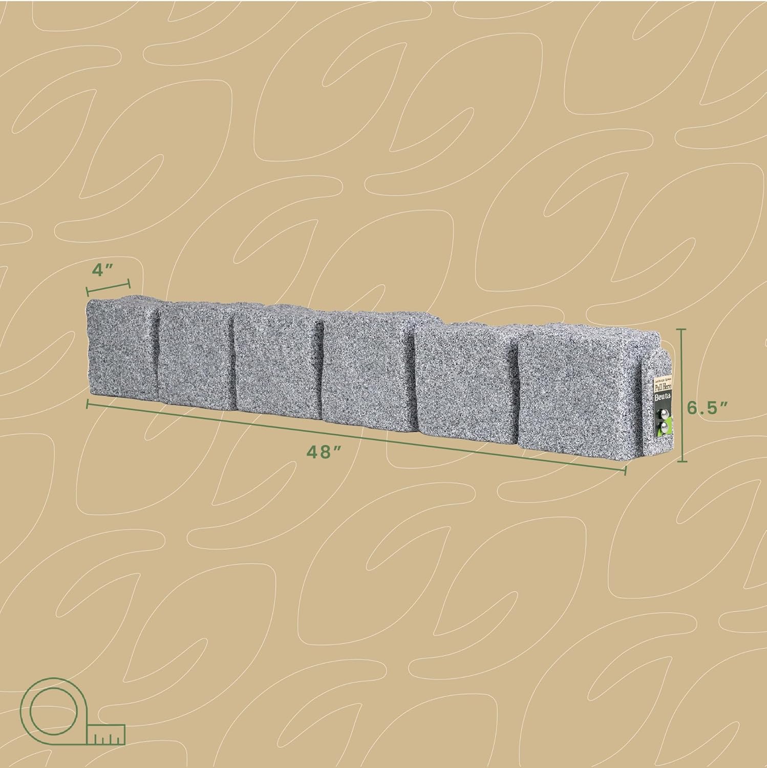 Garden Edging Stones (16 feet)